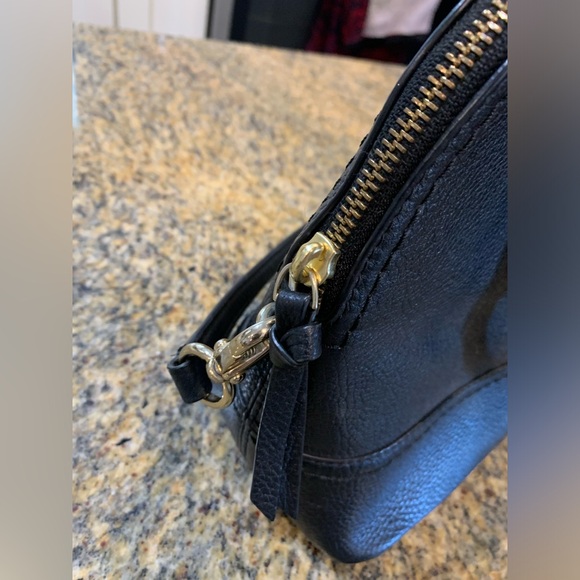 Kate Spade Black Leather Crossbody Purse Kate Spade McCall Street Carli - Picture 9 of 13